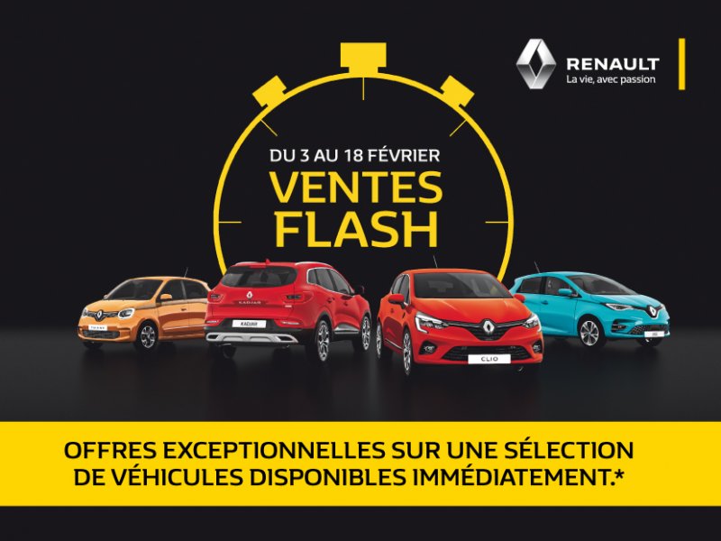 Ventes flash Renault