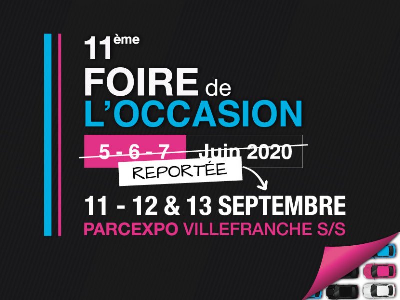 Report de la foire de l'occasion en septembre !