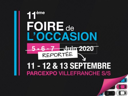 Report de la foire de l'occasion en septembre !