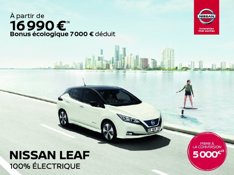 Nissan soutient le nouveau bonus électrique