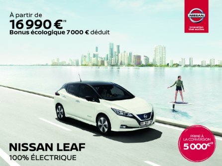 Nissan soutient le nouveau bonus électrique