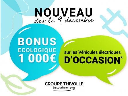 Bonus écologique d’occasion : 1 000 €