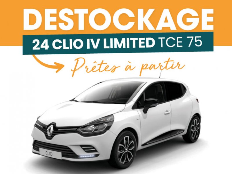 Destockage Clio IV Limited TCE 75