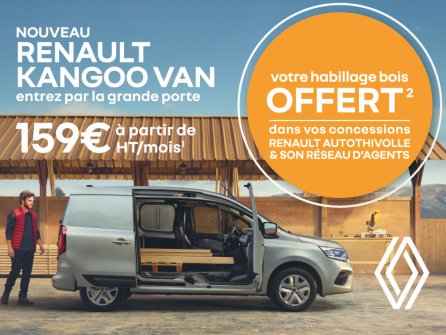 Renault KANGOO VAN - Votre habillage bois offert
