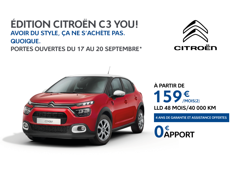 Série spéciale Citroën C3 YOU