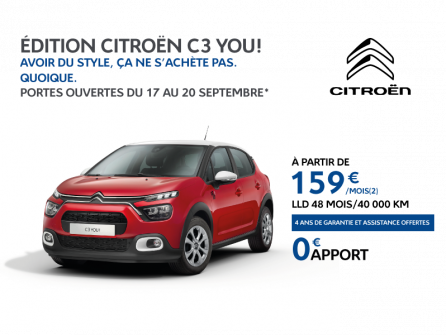 Série spéciale Citroën C3 YOU