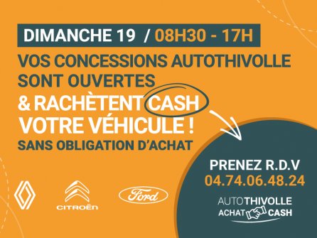 On rachète cash votre voiture !