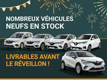 Nombreux véhicules neufs en stock