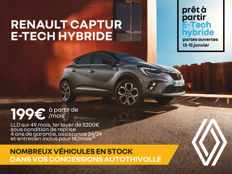 Offre Renault Captur