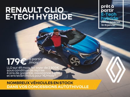 Offre Renault Clio E-tech