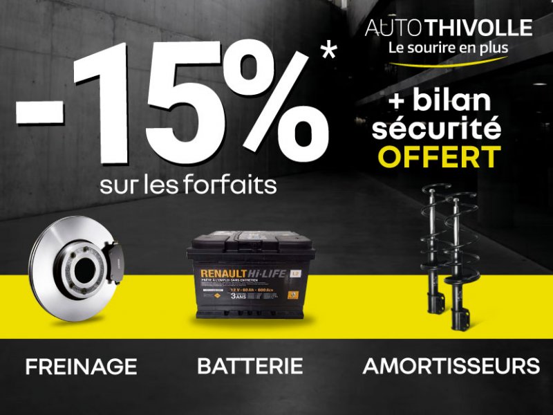 15% de remise sur les forfaits