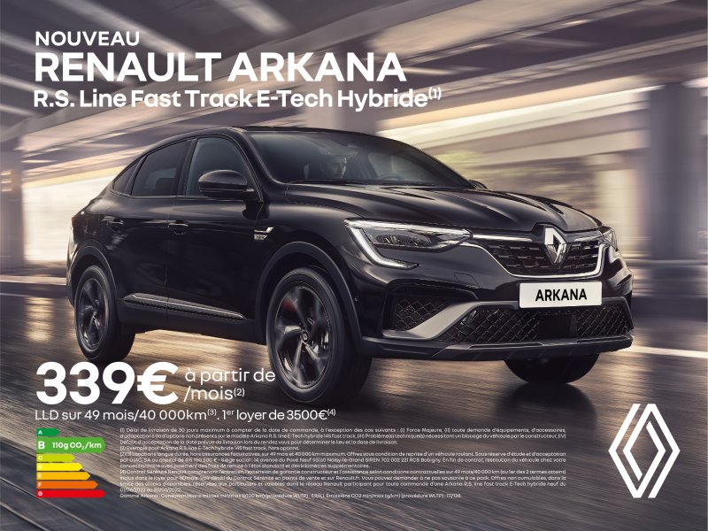 Offre Renault Arkana E-tech