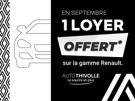 1 loyer offert sur la gamme Renault