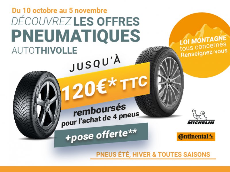 Offres pneumatiques Autothivolle