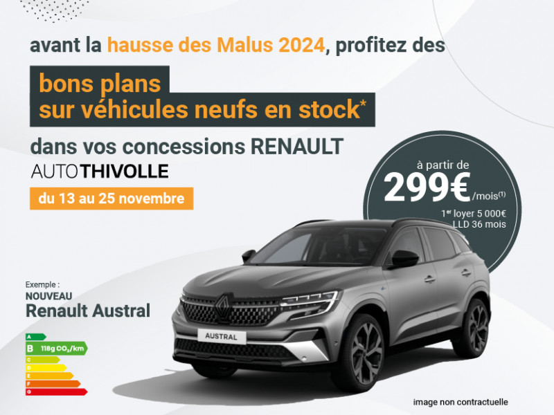 Renault Austral à partir de 299€/mois !