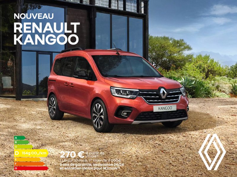 Renault Kangoo VP à partir de 270€/mois