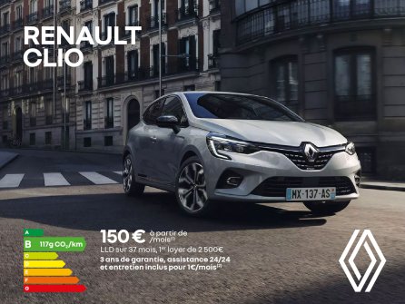 Renault Clio à partir de 150€/mois