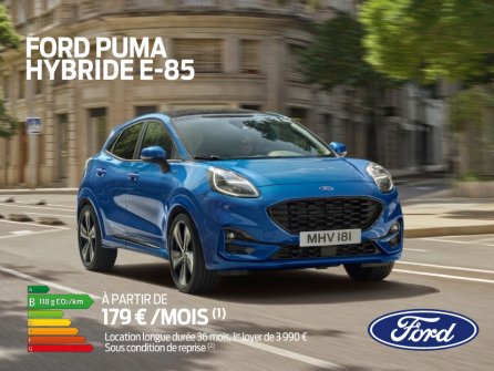 Ford Puma à partir de 179€/mois