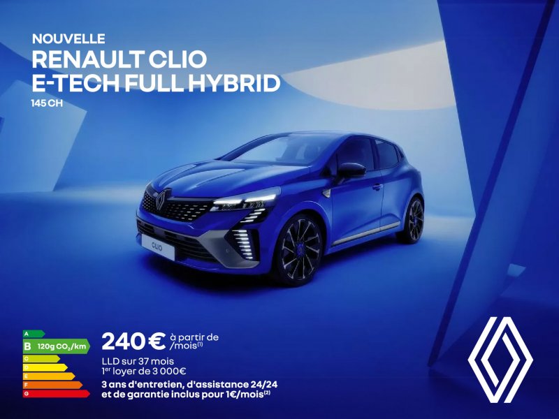 Nouvelle Renault Clio E-Tech Full Hybrid 145