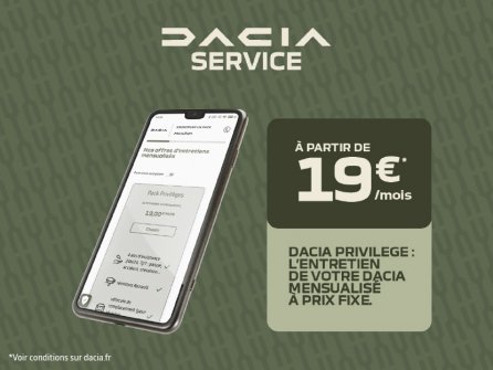 Dacia Service - Pack privilèges