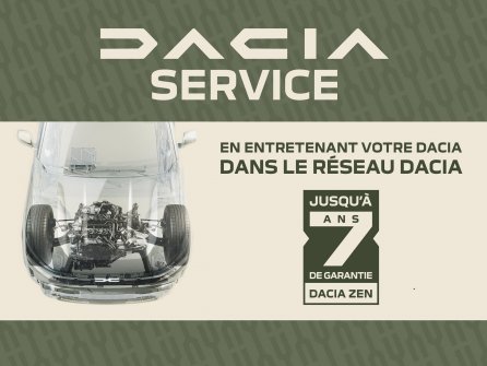 Restez serein plus longtemps avec Dacia Zen
